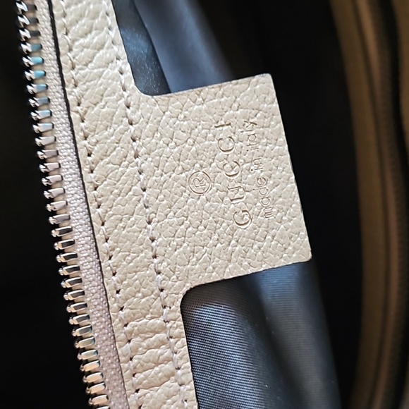 NWOT GUCCI Monogram Gray Cream Whitw Nylon Leather Off The Grid Duffle Bag Strap - Picture 6 of 8